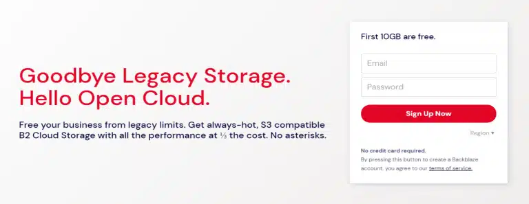 Backblaze Business Backup