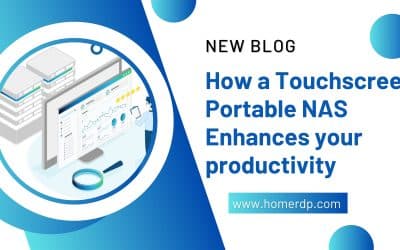 How a Touchscreen Portable NAS Enhances Your Productivity
