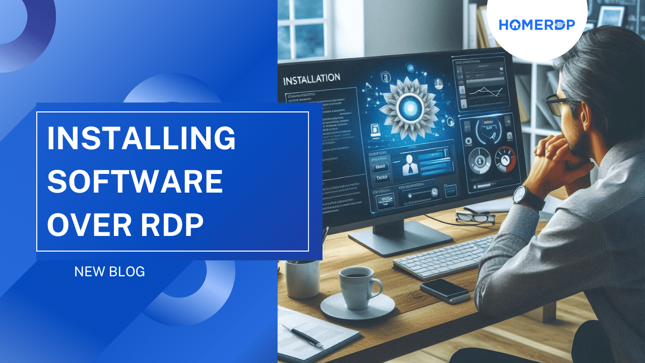 Installing software over RDP