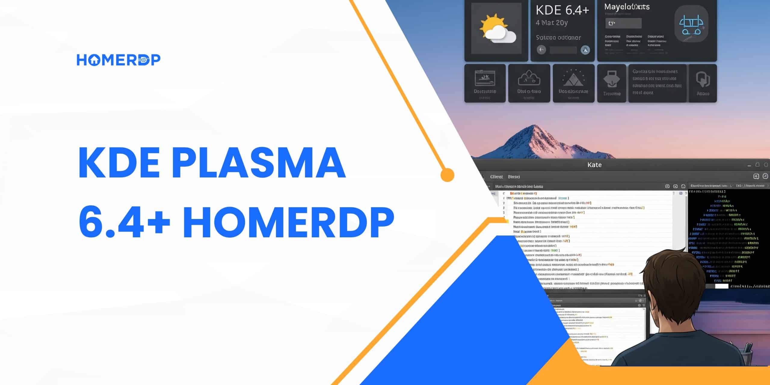 KDE PLASMA 6.4 + HOMERDP