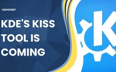 KDE’s KISS Tool is Coming