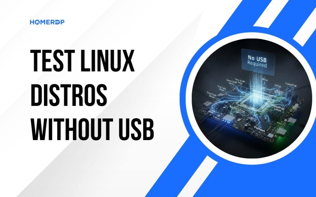 Test Linux Distros Without USB