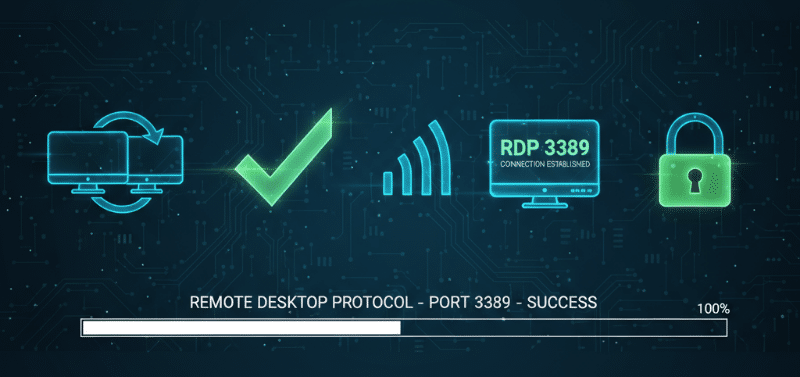 RDP Port 3389 Works