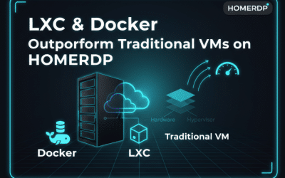 Why LXC & Docker Outperform Traditional VMs on HOMERDP