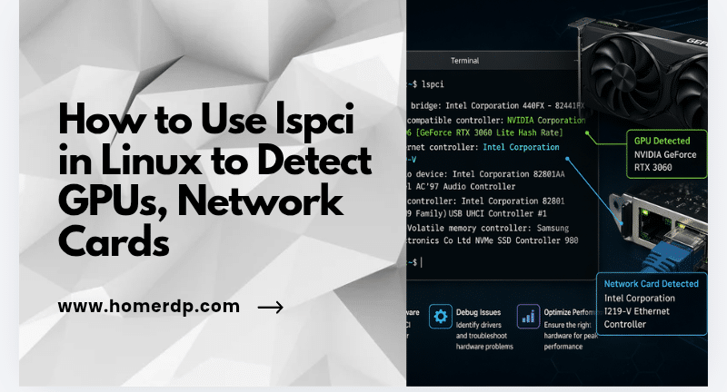 How to Use lspci in Linux to Detect GPUs, Network Cards