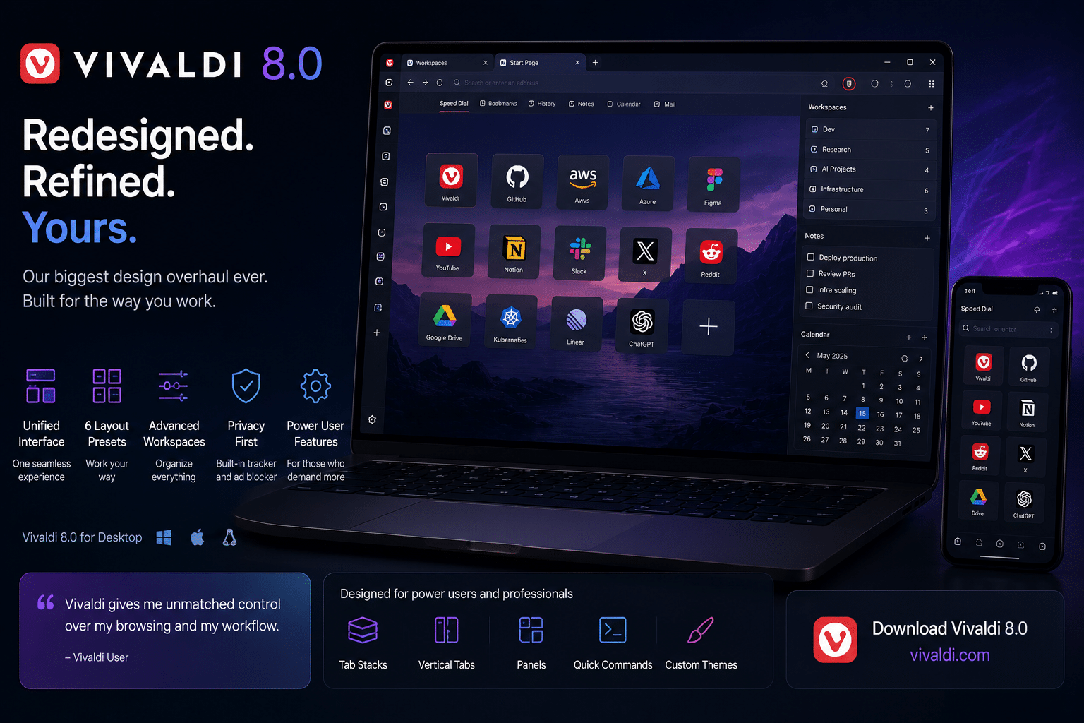 Vivaldi 8.0