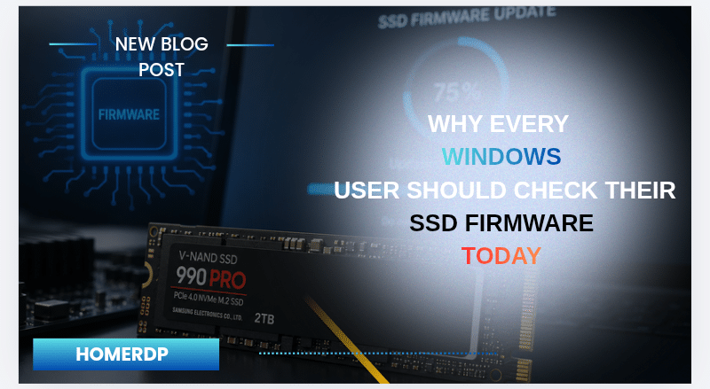 Why Every Windows User Should Check Their SSD Firmware Today