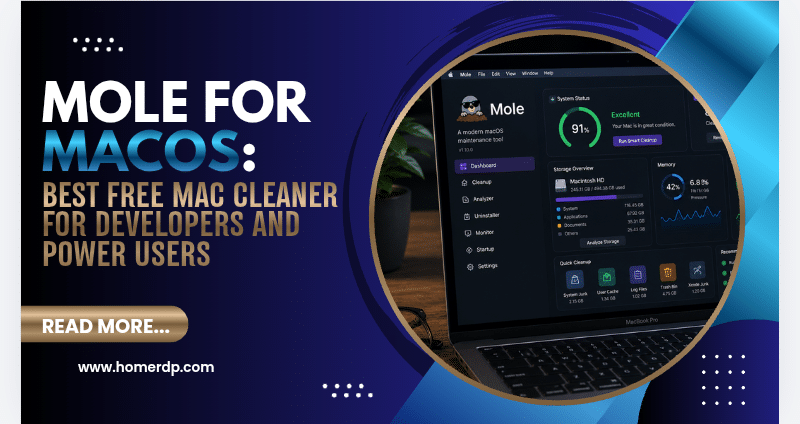 Mole for macOS:Best Free Mac Cleaner for Developers and Power Users
