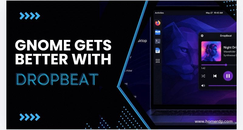 GNOME Gets Better with DropBeat