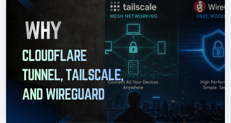 Why Cloudflare Tunnel, Tailscale, and WireGuard Are Changing Remote Access