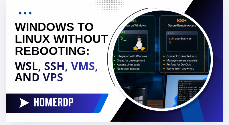 Windows to Linux Without Rebooting