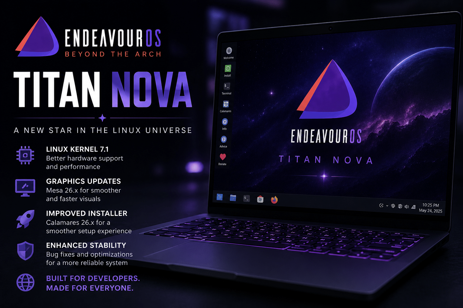 EndeavourOS Titan Nova