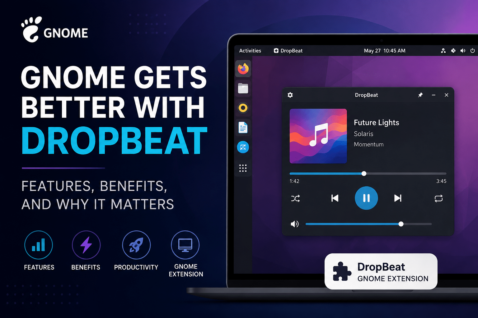 GNOME Gets Better with DropBeat
