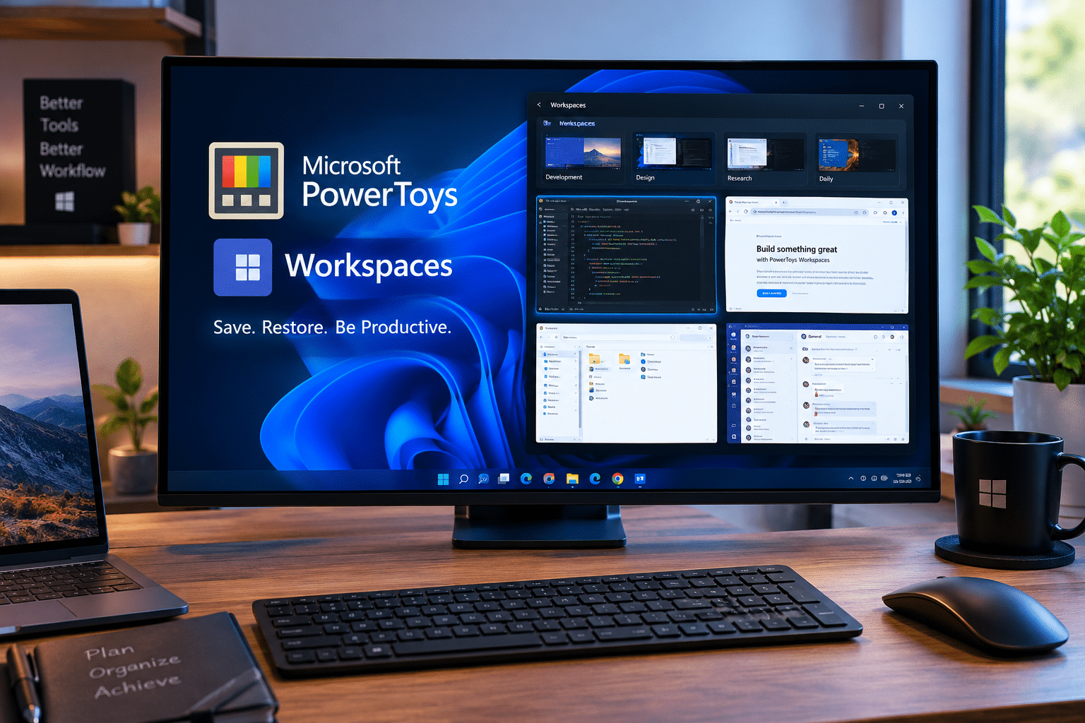 Microsoft PowerToys Workspaces Is Fixing Windows’ Biggest Multitasking Problem