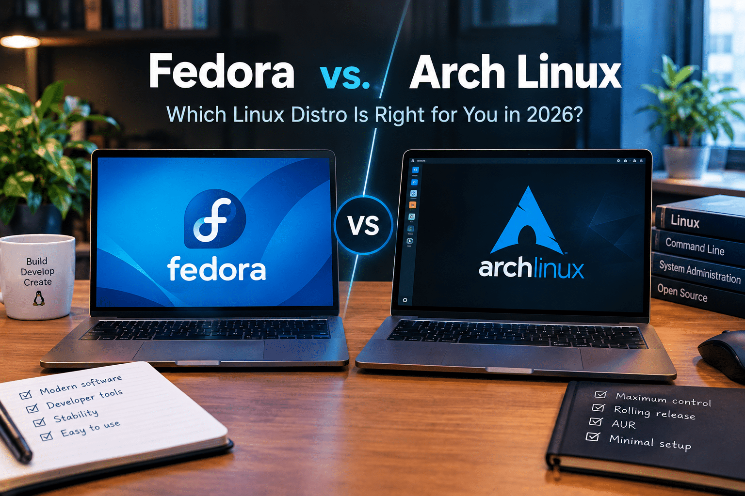 Fedora vs. Arch Linux